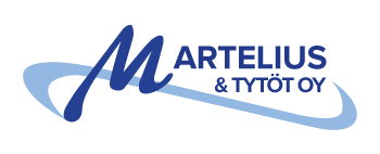 Martelius ja työt logo